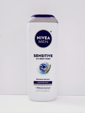 ⭐4/$15 Nivea Men Sensitive Body Wash with Bamboo Extract